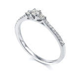 Trio Diamonds, pavé-Set