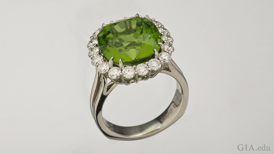 Peridot Ring for august birthstone