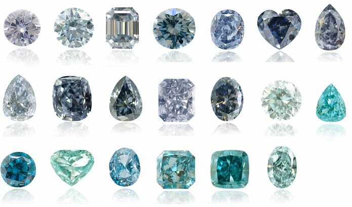blue diamond colour spectrum