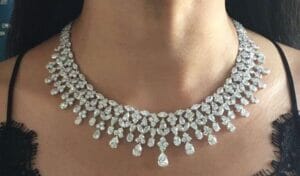 bespoke diamond necklace
