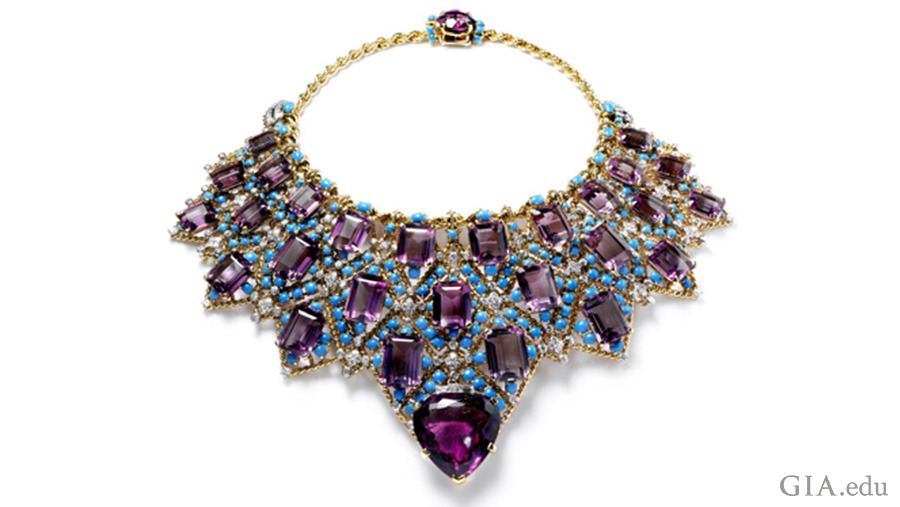amethyst necklace London