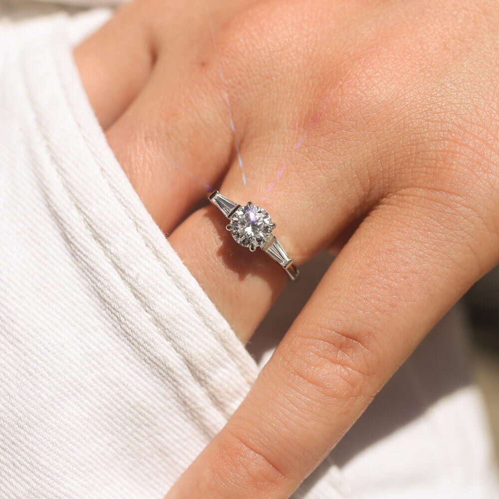 Fancy Cut London Blue Topaz with Diamond Halo Ring – Park City Jewelers