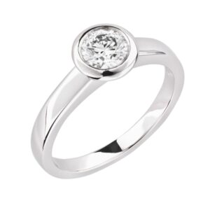 rubover diamond engagement ring london