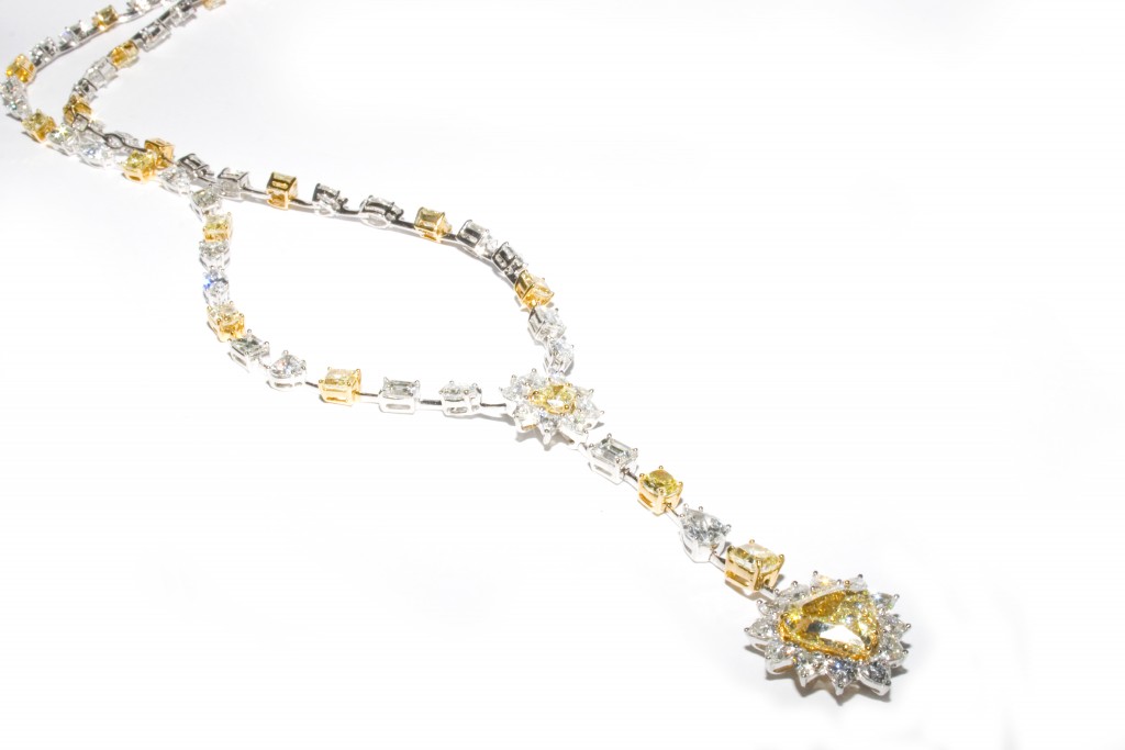 bespoke diamond necklace London