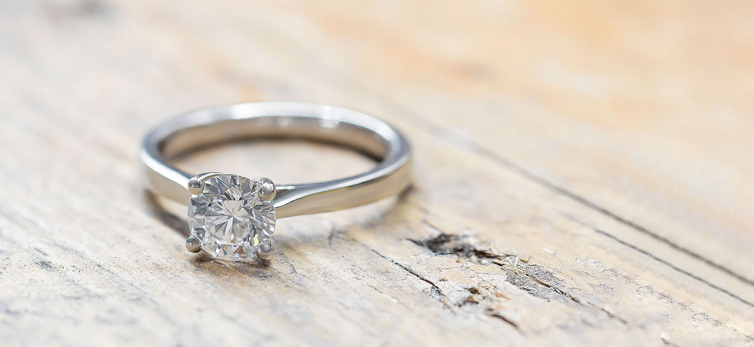 Classic Winston Diamond Engagement Ring | Harry Winston